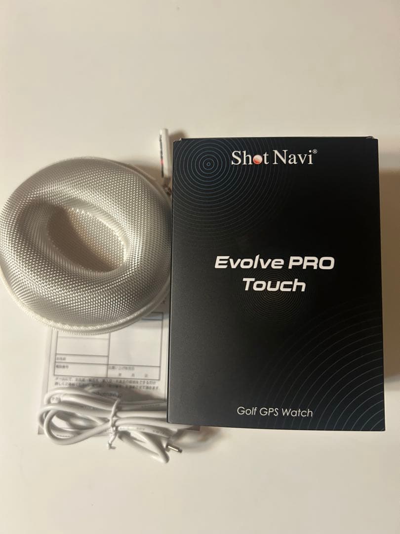 ゴルフ用GPSウォッチ ShotNavi Evolve PRO Touch