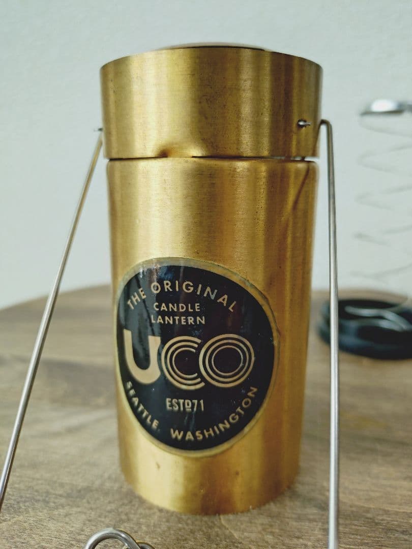 UCO キャンドルランタンブラス真鍮 オイルインサート　リフレクター付き