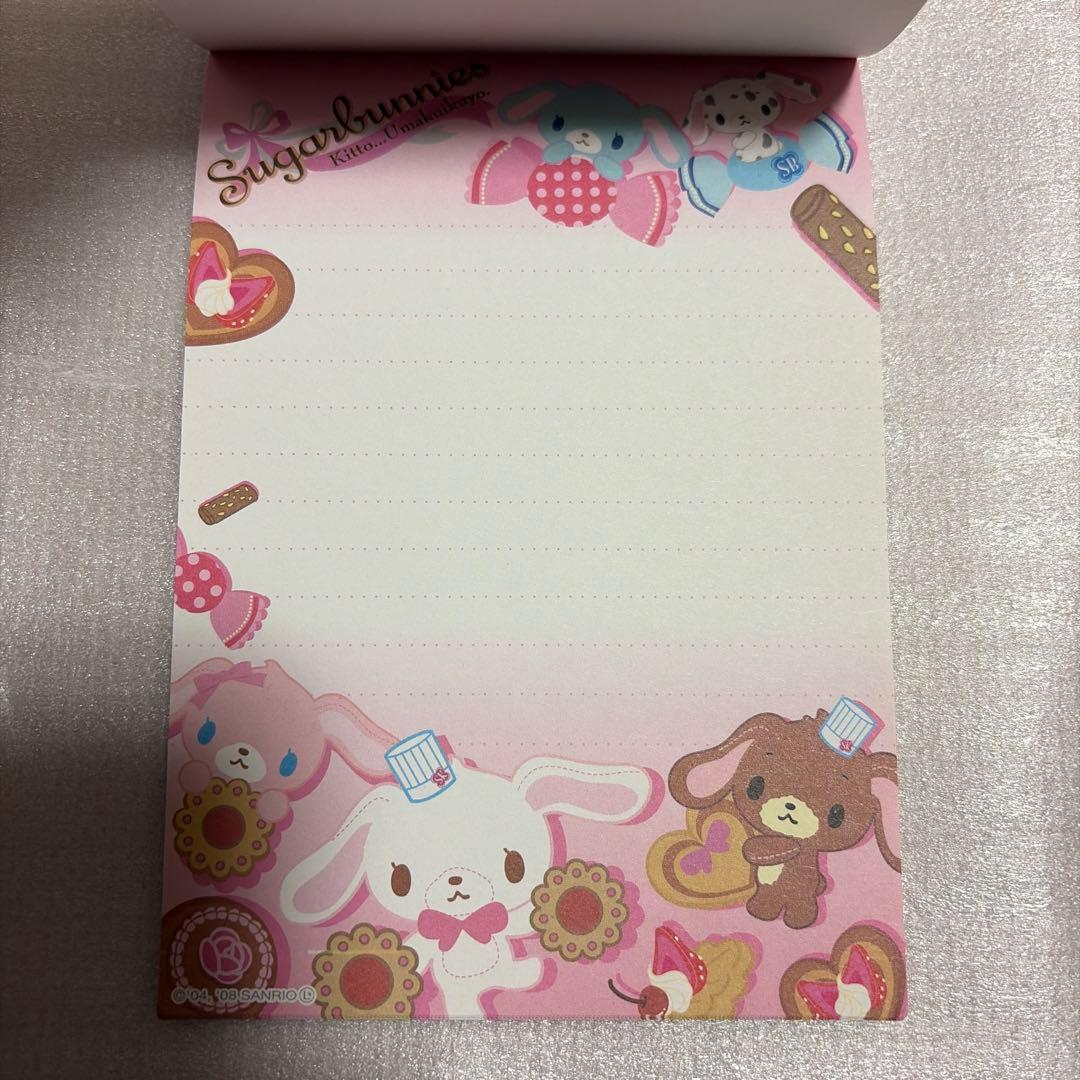 平成レトロ　シュガーバニーズメモ帳。レア