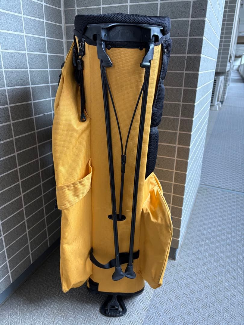 OGIO ゴルフバッグ イエロー スタンド付き