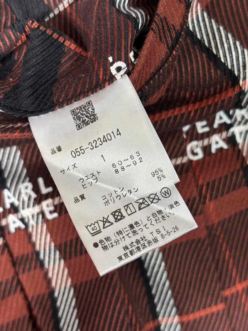 （新品、美品）パーリーゲイツ 、グレンチェック柄シリーズ、2点セット、サイズ1