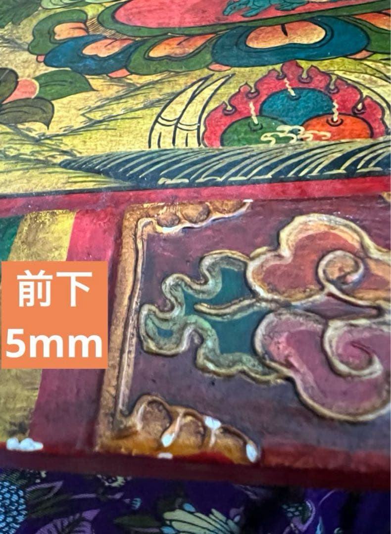 値下げ！新品　ハンドメイドガネーシャ神像タンカ