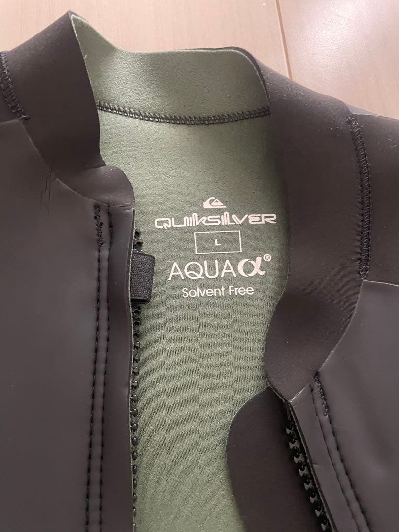 QUIKSILVER ロングジョンとタッパーのウェットスーツ セット L