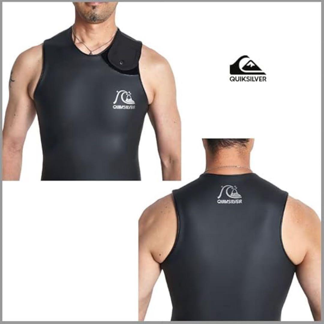 QUIKSILVER ロングジョンとタッパーのウェットスーツ セット L
