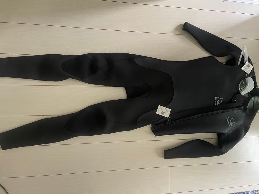 QUIKSILVER ロングジョンとタッパーのウェットスーツ セット L