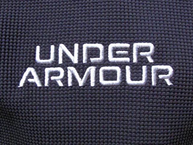 UNDER ARMOUR M's Golf XL BLK ワッフル モックネック