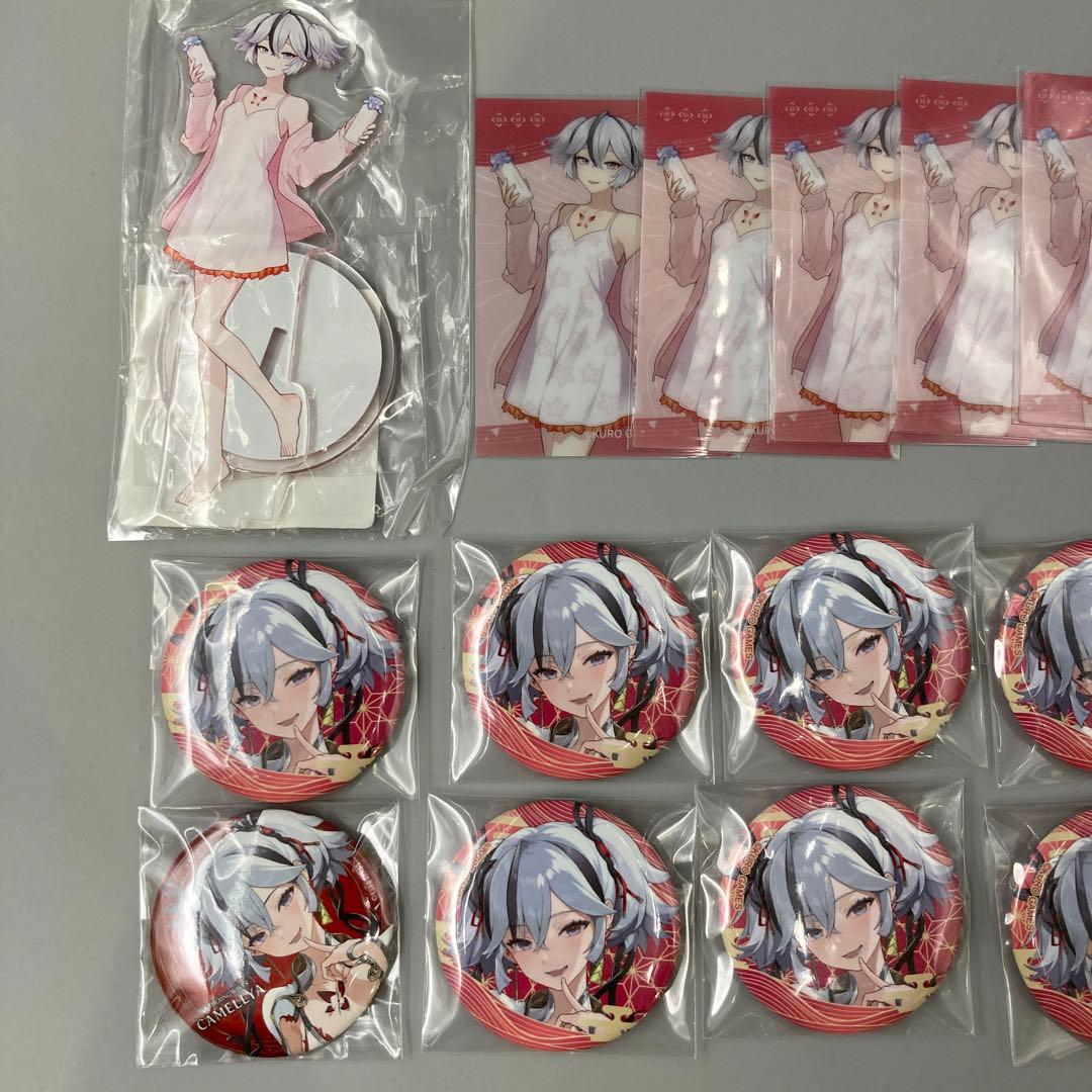 ★鳴潮 極楽湯 マルイ ツバキ アクリルスタンド 缶バッジ クリアカード 特典