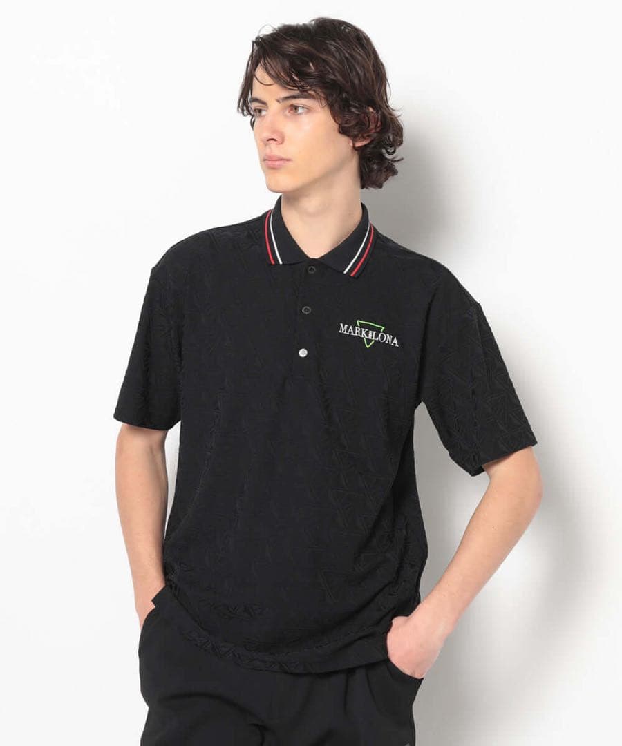 新品 ★ MARK&LONA コード ポロシャツ マーク&ロナ 正規品 ブラック
