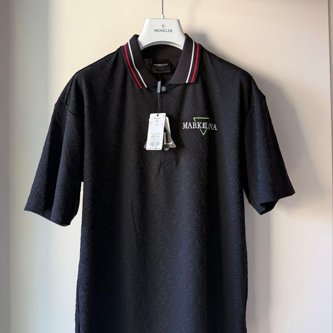 新品 ★ MARK&LONA コード ポロシャツ マーク&ロナ 正規品 ブラック
