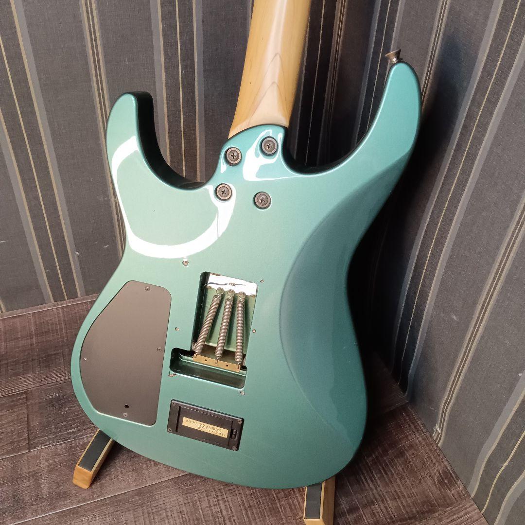 希少 グリーン Fernandes FR-55S サスティナー エレキギター