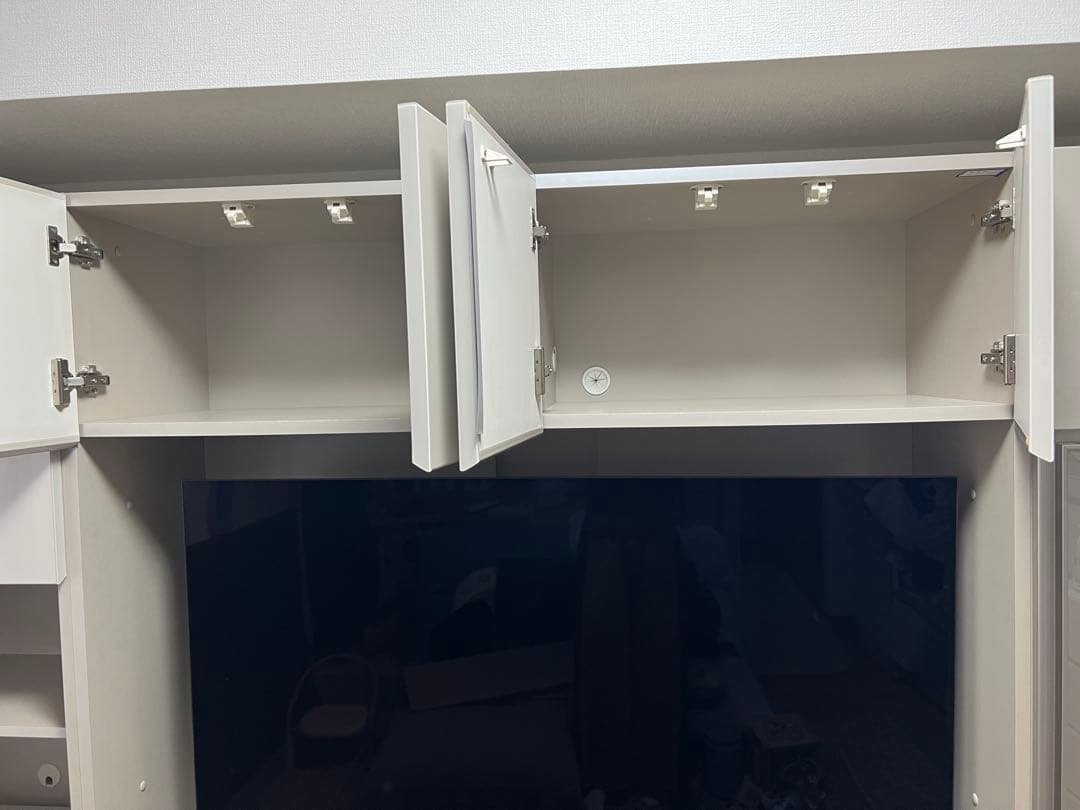 綾乃製作所　フリージア　壁面収納　テレビ台　壁掛け金具付き