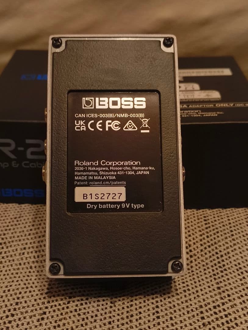 ギター BOSS IR-2 amp & cabinet