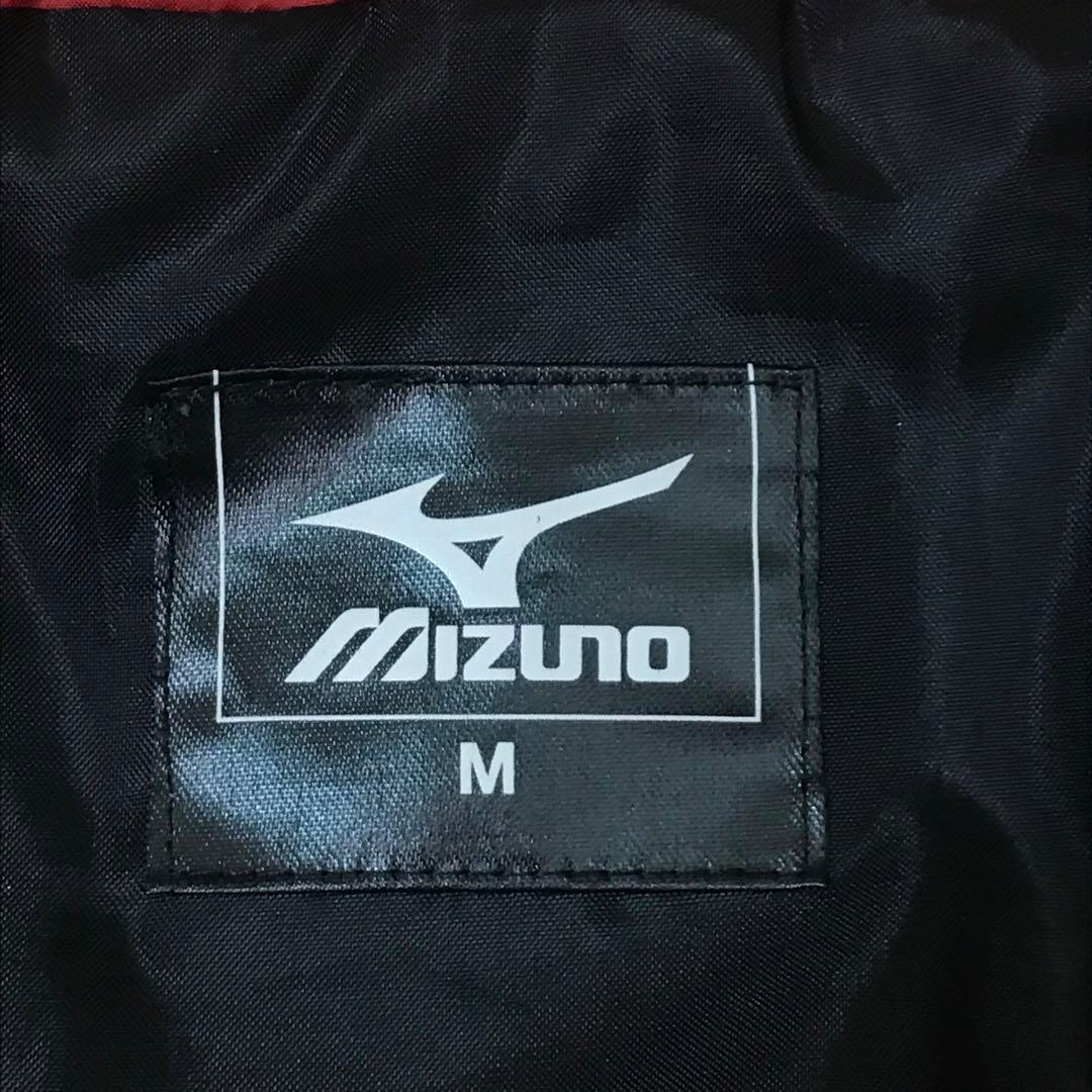 MIZUNO ミズノ　フルジップベンチコート　刺繍　防寒着　スナップボタン　M