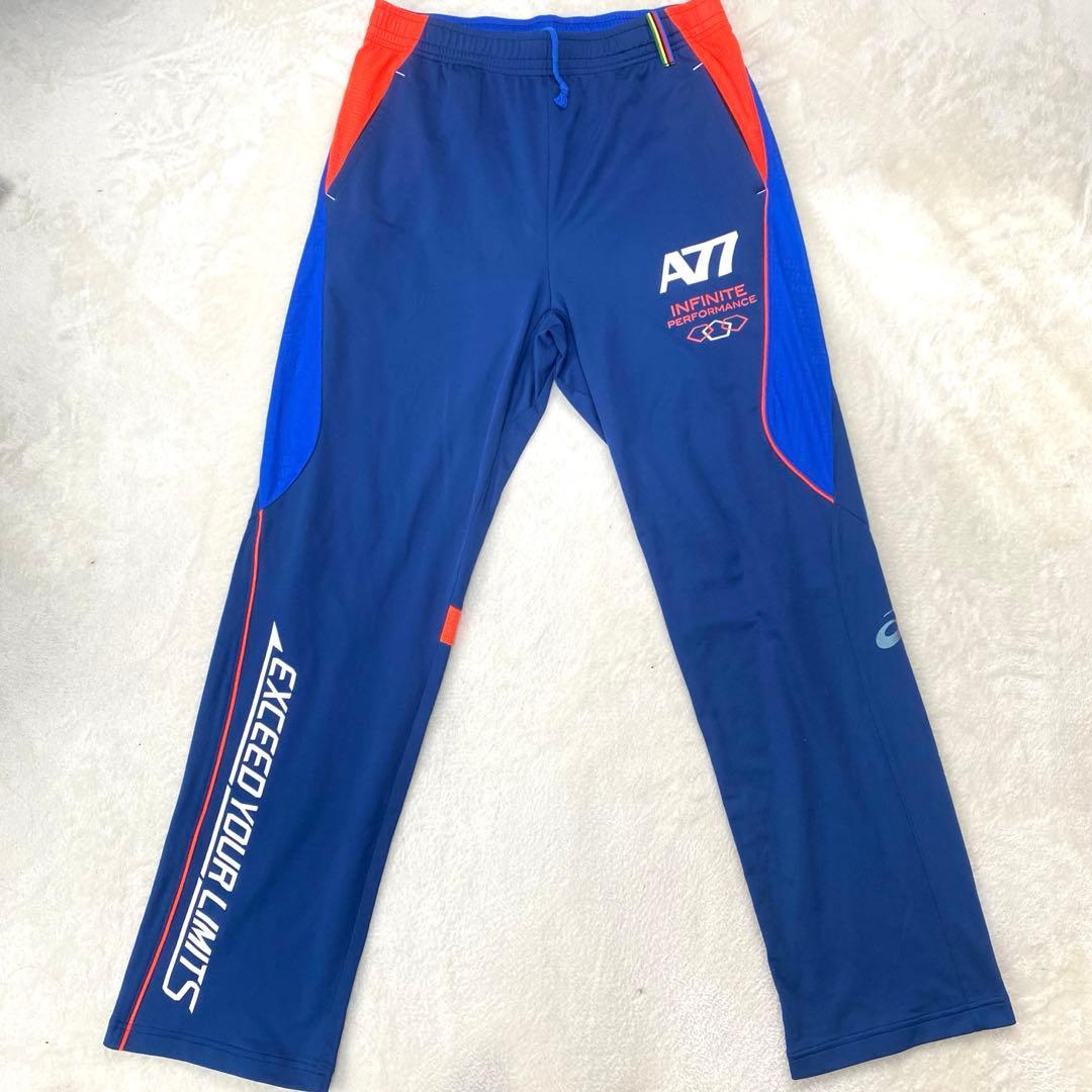 asics ✨大きいサイズ✨ A77 ジャージ セットアップ 青 上下 O