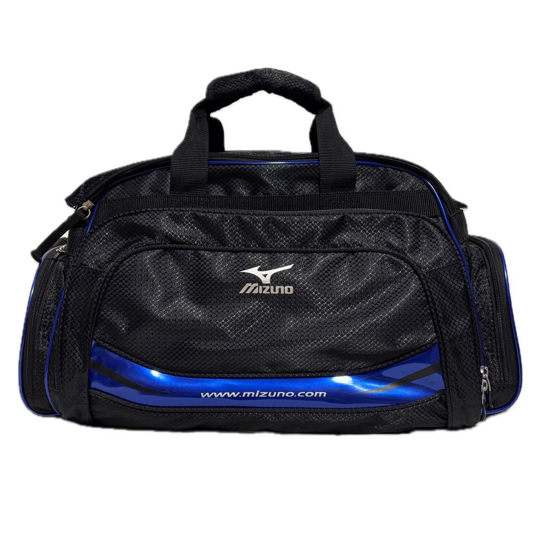 シューズ収納付き MIZUNO ゴルフバッグ ナイロン ブラック D49