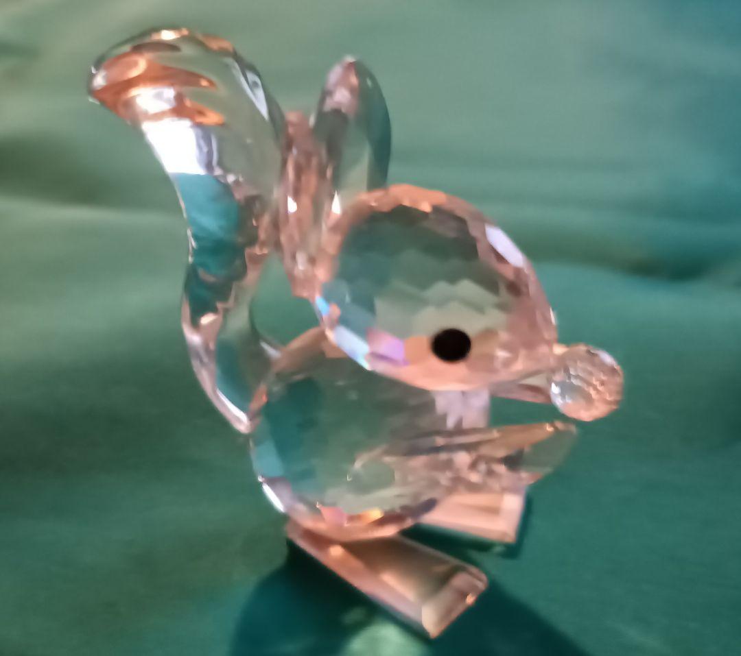 スワロフスキー　SWAROVSKI　動物シリーズ　リス　置物　インテリア