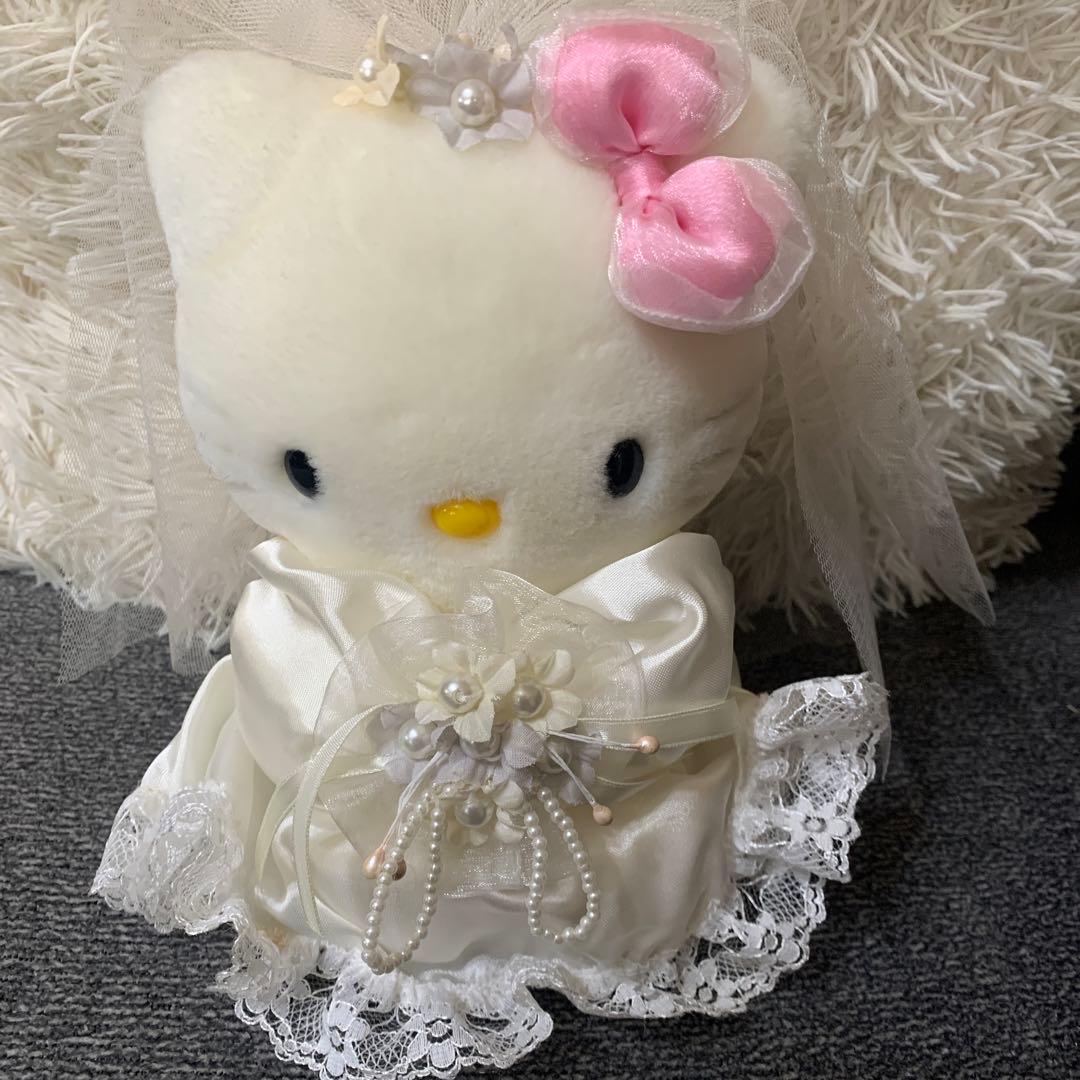 ウェディングハローキティ　ぬいぐるみ　サンリオ　1999年　希少
