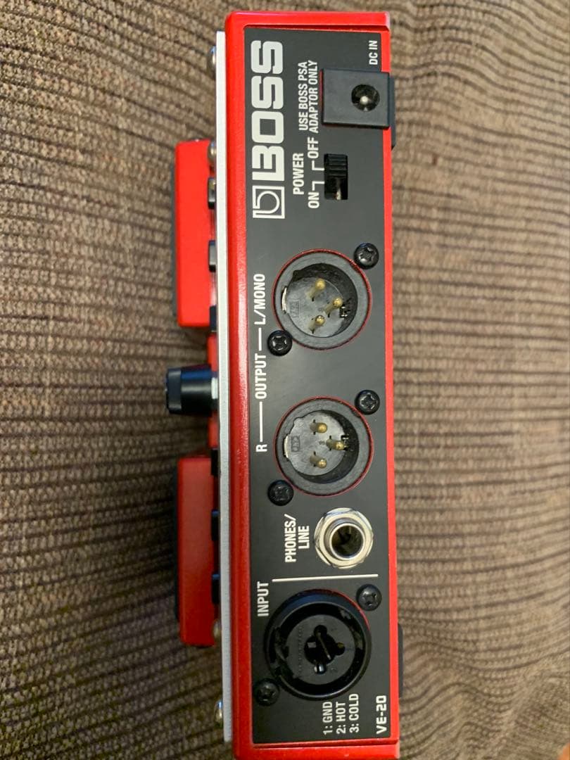 動作品BOSS VE-20 ボーカルプロセッサー