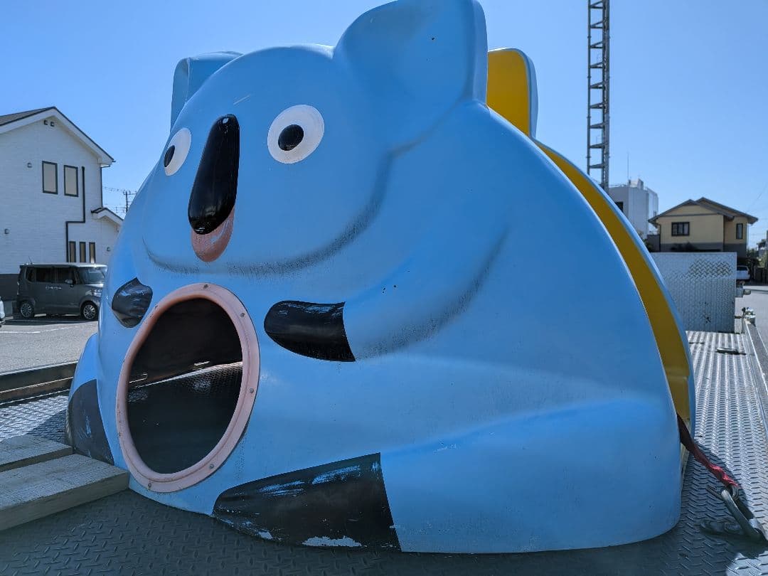 ☆コアラちゃん屋外用遊具すべり台（FRP製） 幼稚園保育園公園ペットハウスに最適