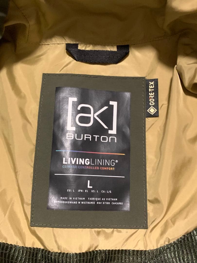 BURTON AK GORE-TEX ジャケット FOREST NIGHT L