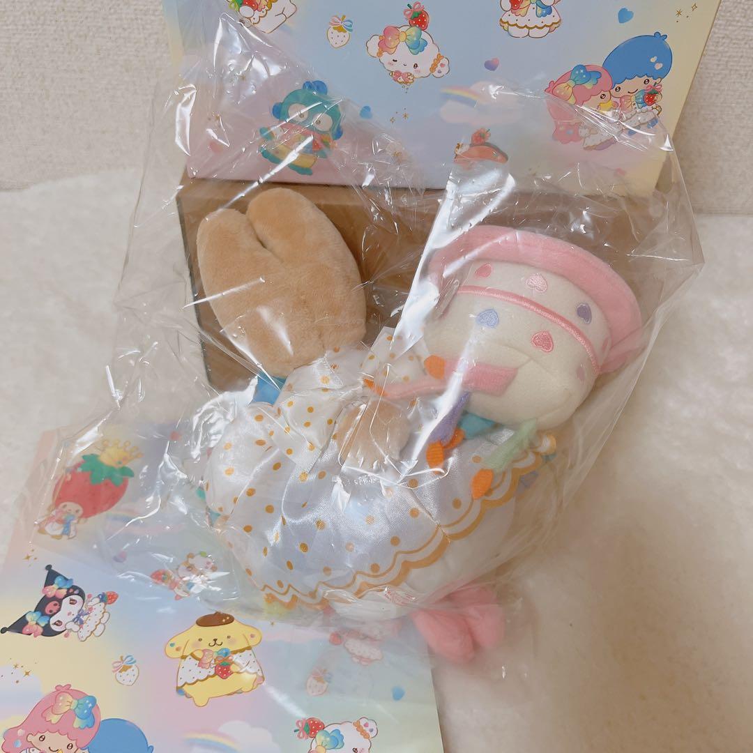 サンリオ　マロンクリーム　ぬいぐるみ　キャラクターバースデーお祝いセット