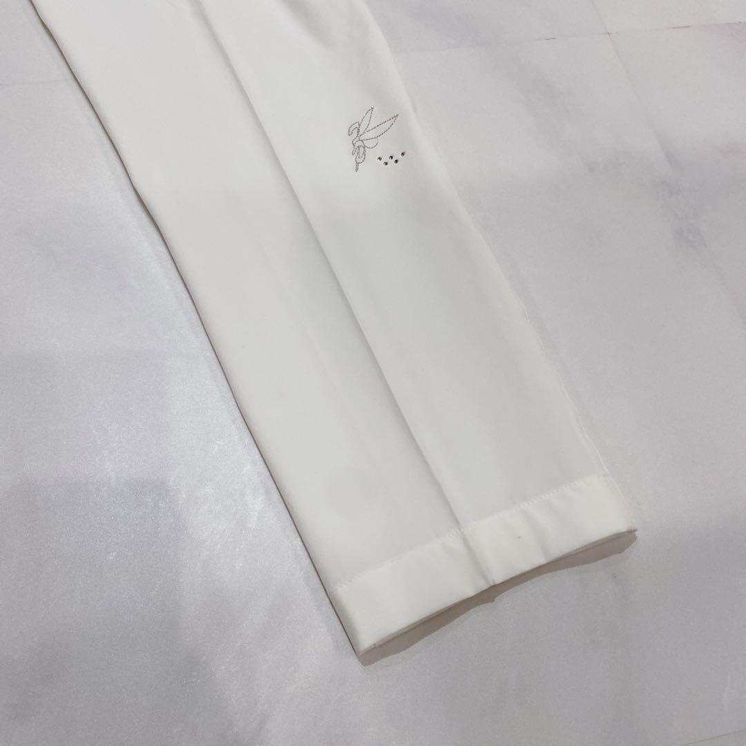 フェアリーパウダー ゴルフパンツ 白 30 M ストレッチ 極美品