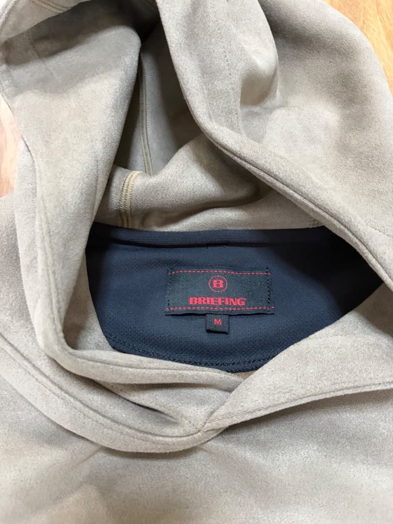 BRIEFING ブリーフィング MENS SUEDE HOODIE M