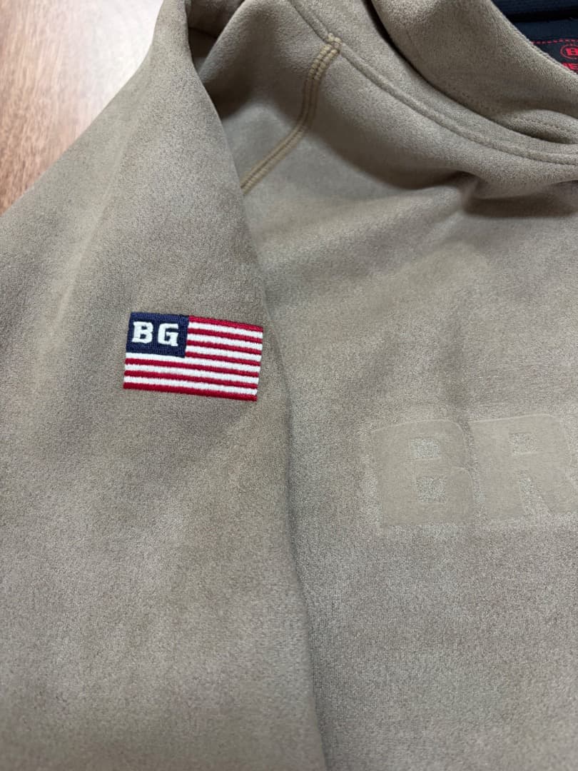BRIEFING ブリーフィング MENS SUEDE HOODIE M