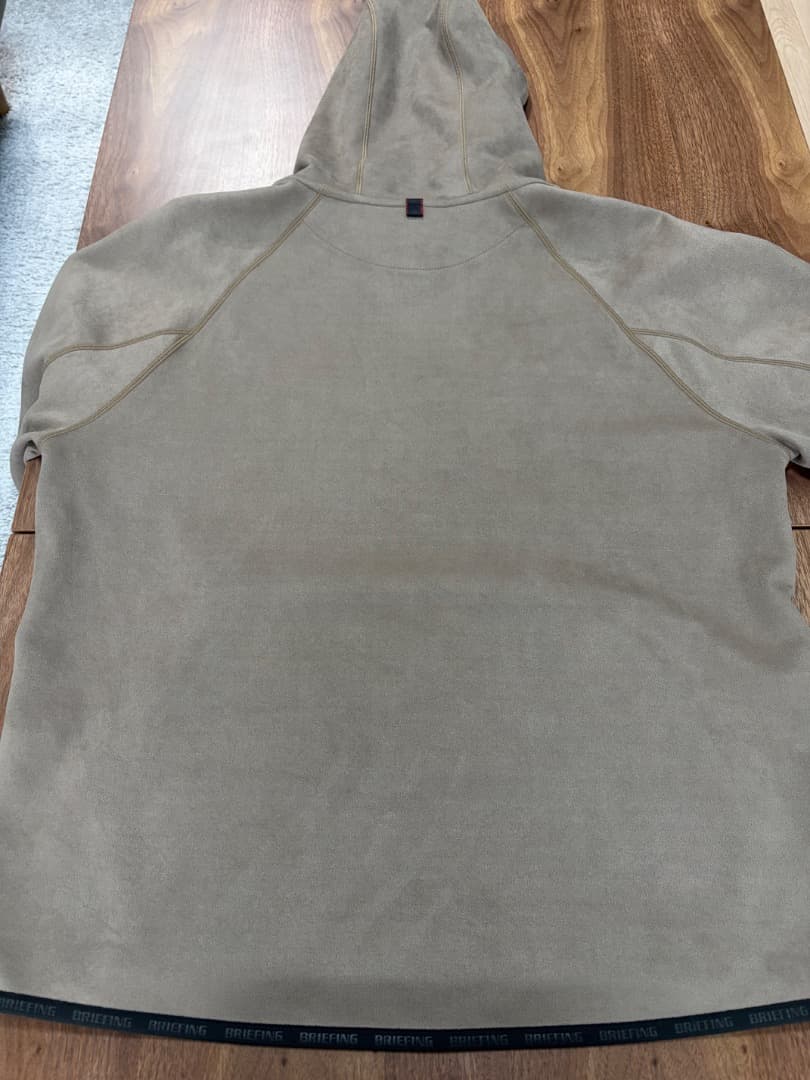 BRIEFING ブリーフィング MENS SUEDE HOODIE M