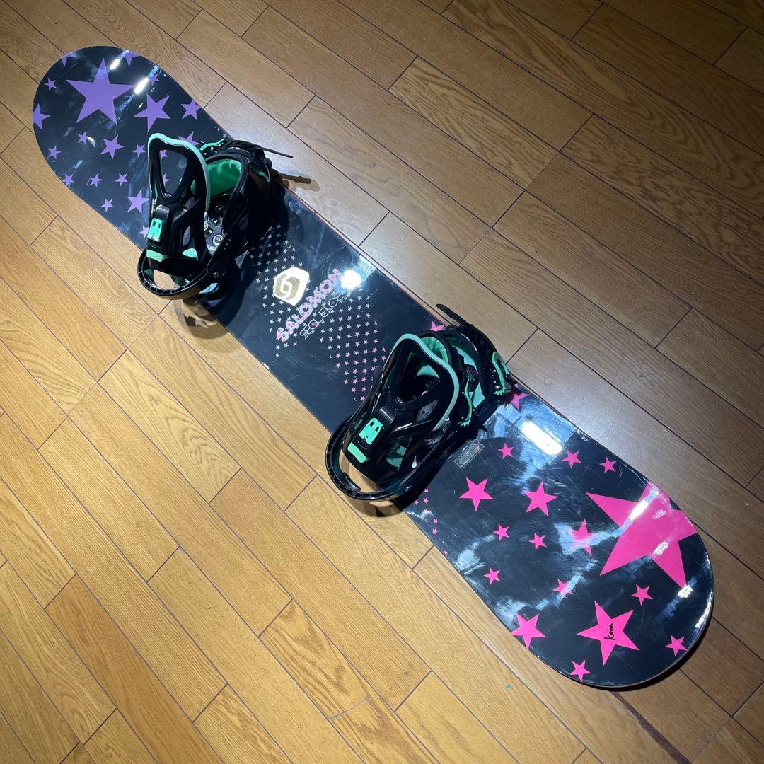【値下げ】salomonサロモンSEQUENCE140cm2点セット初中級向け