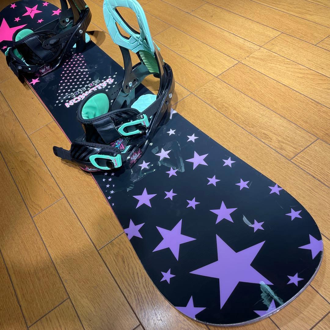 【値下げ】salomonサロモンSEQUENCE140cm2点セット初中級向け