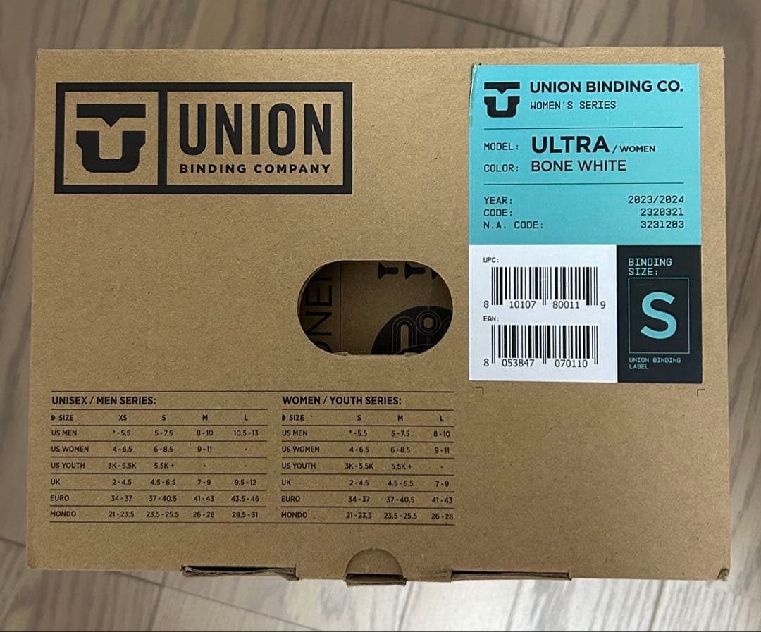 スノーボード 23-24 UNION WOMEN'S ULTRA BONE WHITE