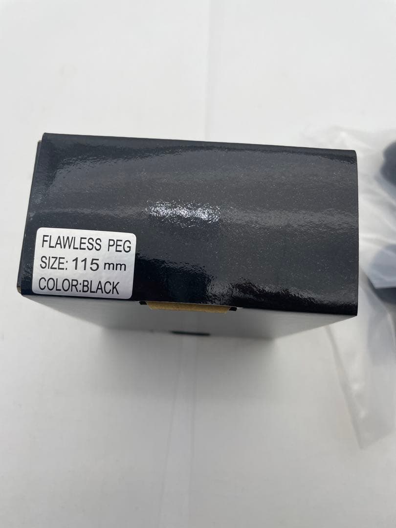 ARES Flawless Peg 115mm ブラック　他　予備キャップ　4個