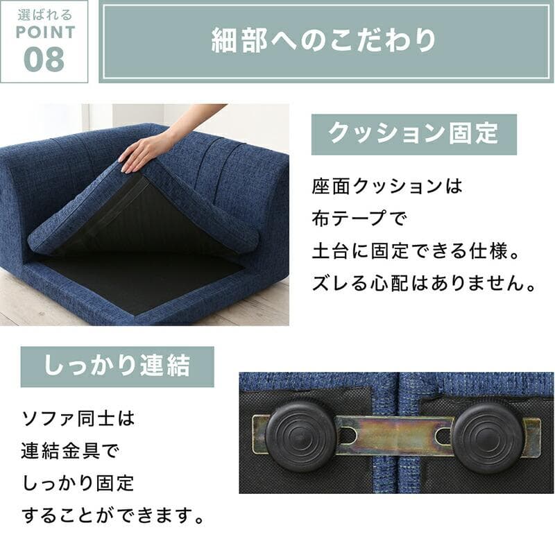 最安値！新品！送料込み！ ローソファー コーナー フロアソファー 2