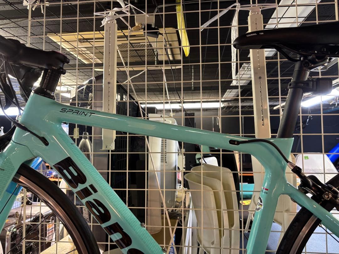 J・店 【中古品】 Bianchi ビアンキロードバイク25インチスタンド付
