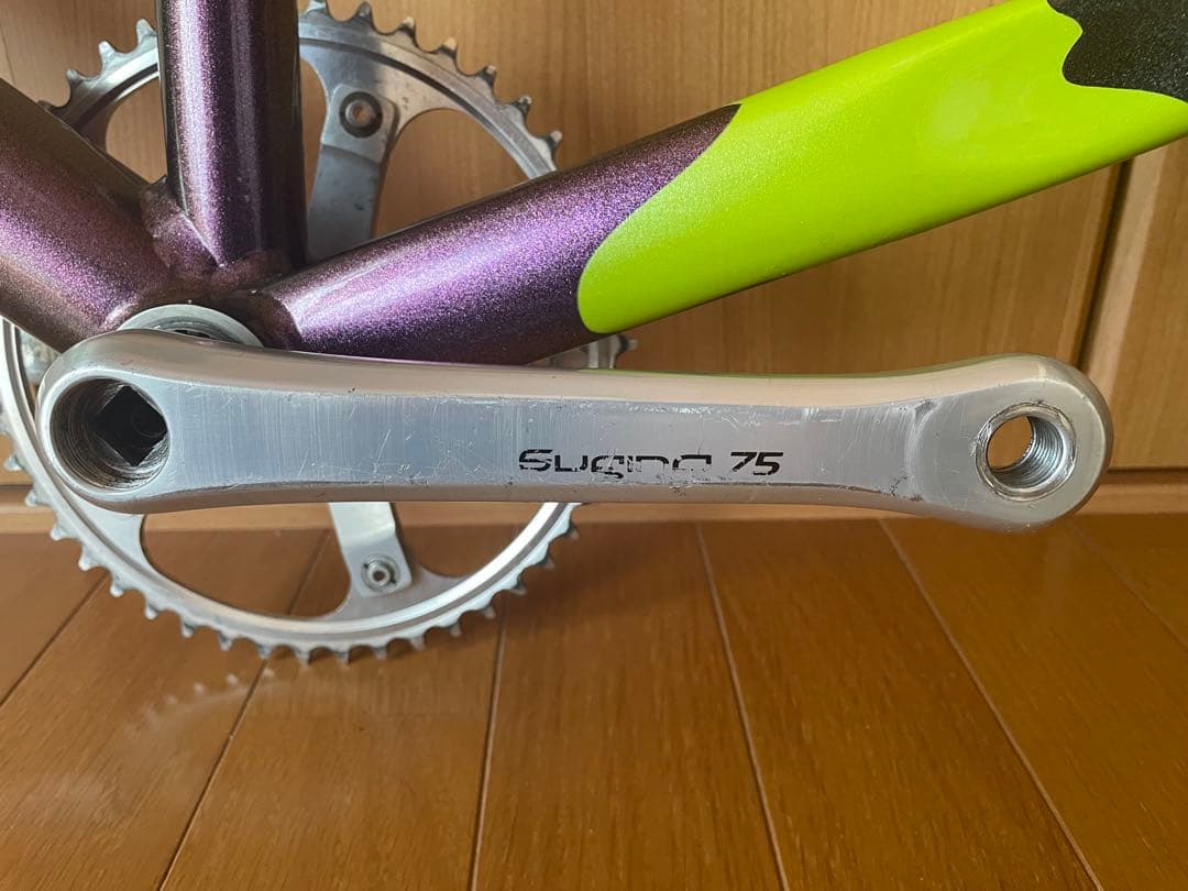 スギノ 75 クランクセット　新モデル　ピスト　クランク