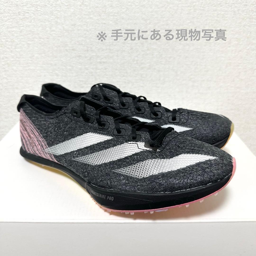 アディダス アディゼロ プライム ストラング スパイク 陸上 短距離 27cm