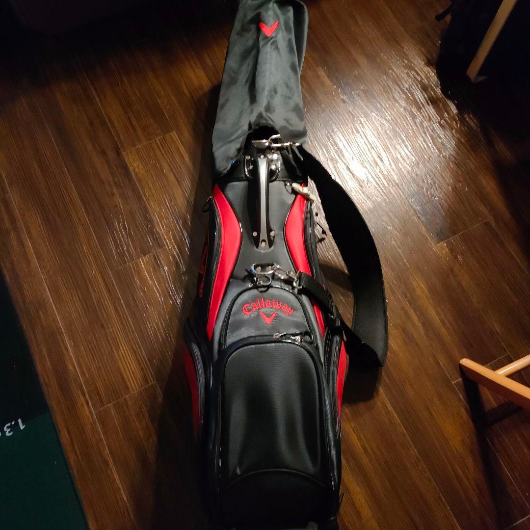 Callaway キャディバッグ ブラック/レッド　5分割