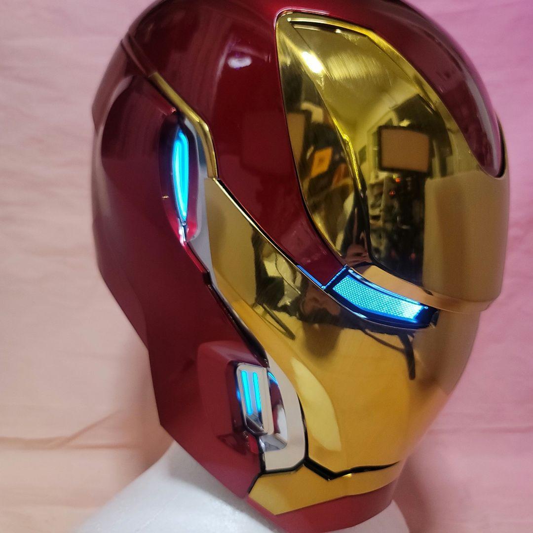 【アイアンマン】最新モデル 音声自動開閉マスク LED マーク50 ヘルメット