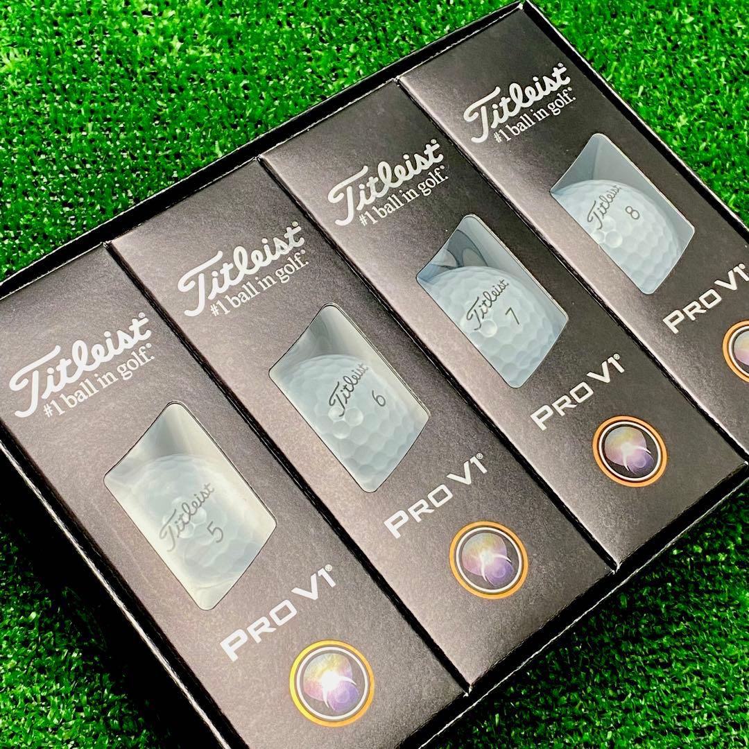 タイトリスト 2025年モデル　ProV1 1ダース (12個入り)