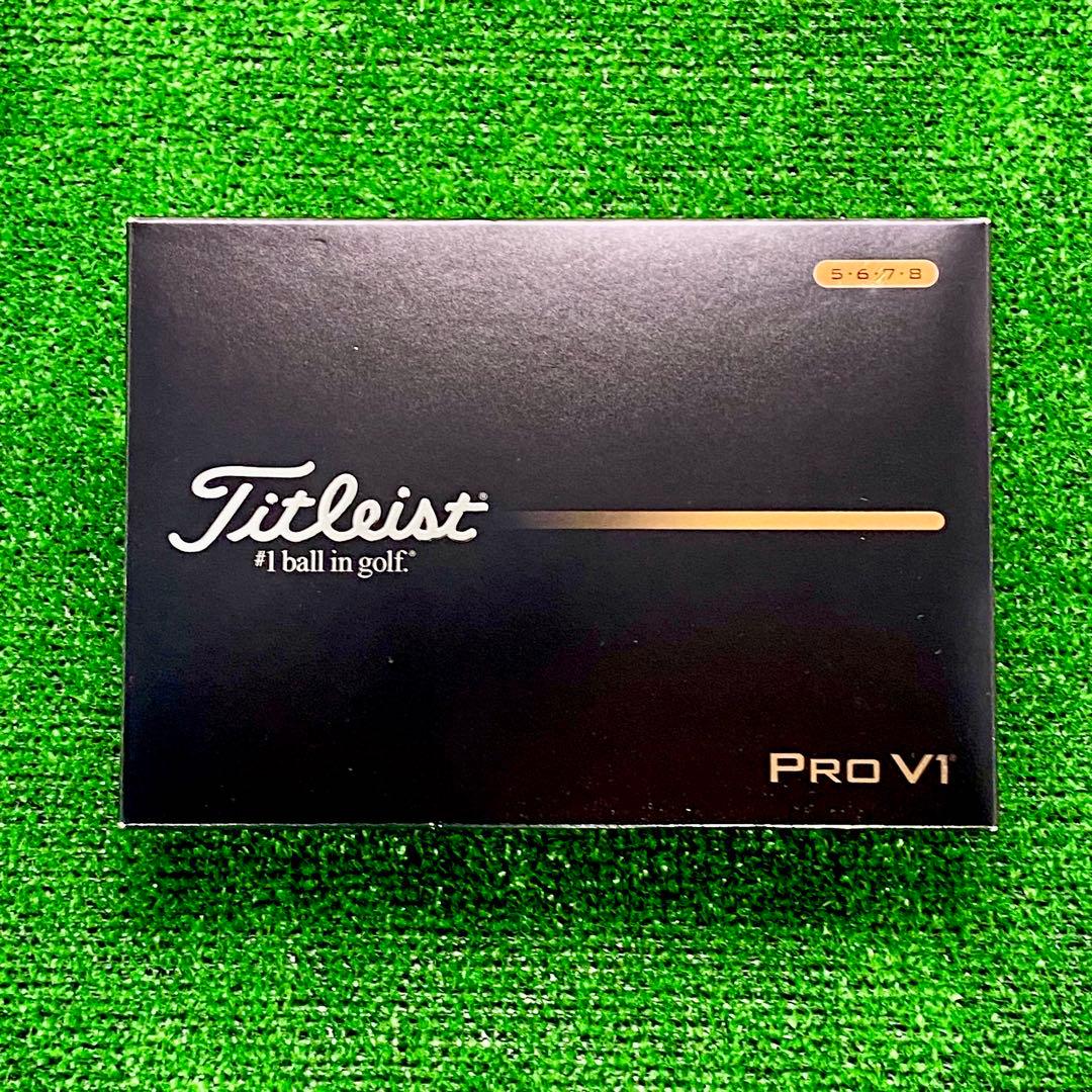タイトリスト 2025年モデル　ProV1 1ダース (12個入り)