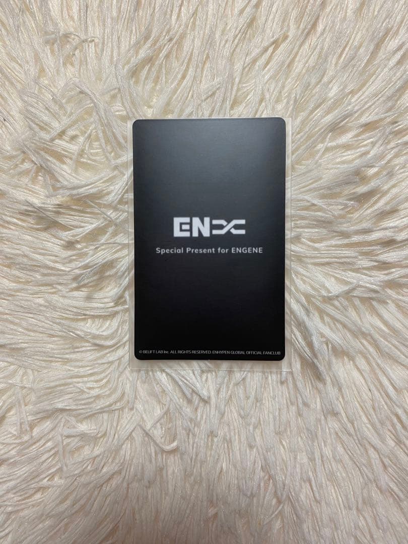 ENHYPEN ヒスン　FC1000人限定アンケートトレカ