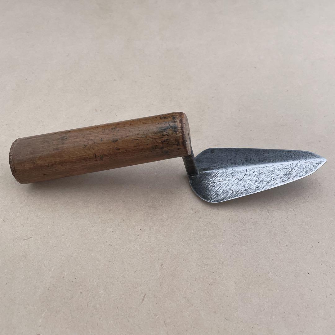 左官鏝 山西 人造四半 打ち出し 【93mm】