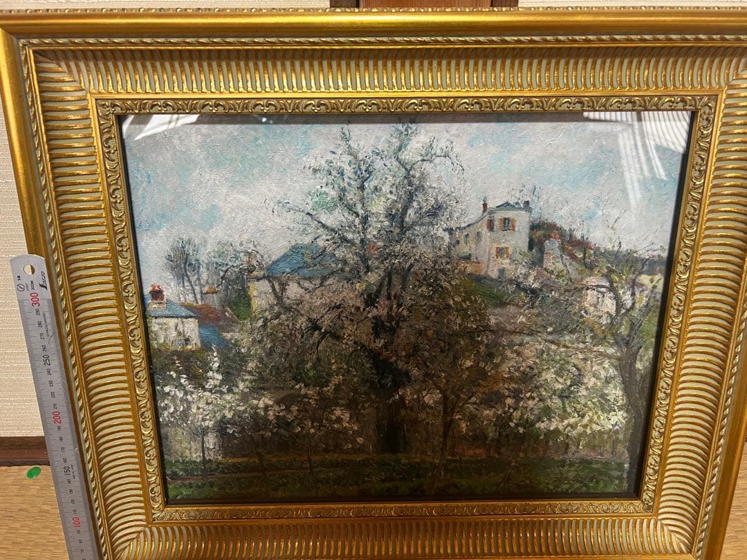 絵画 Camille Pissarro Printemps, Pruniers en