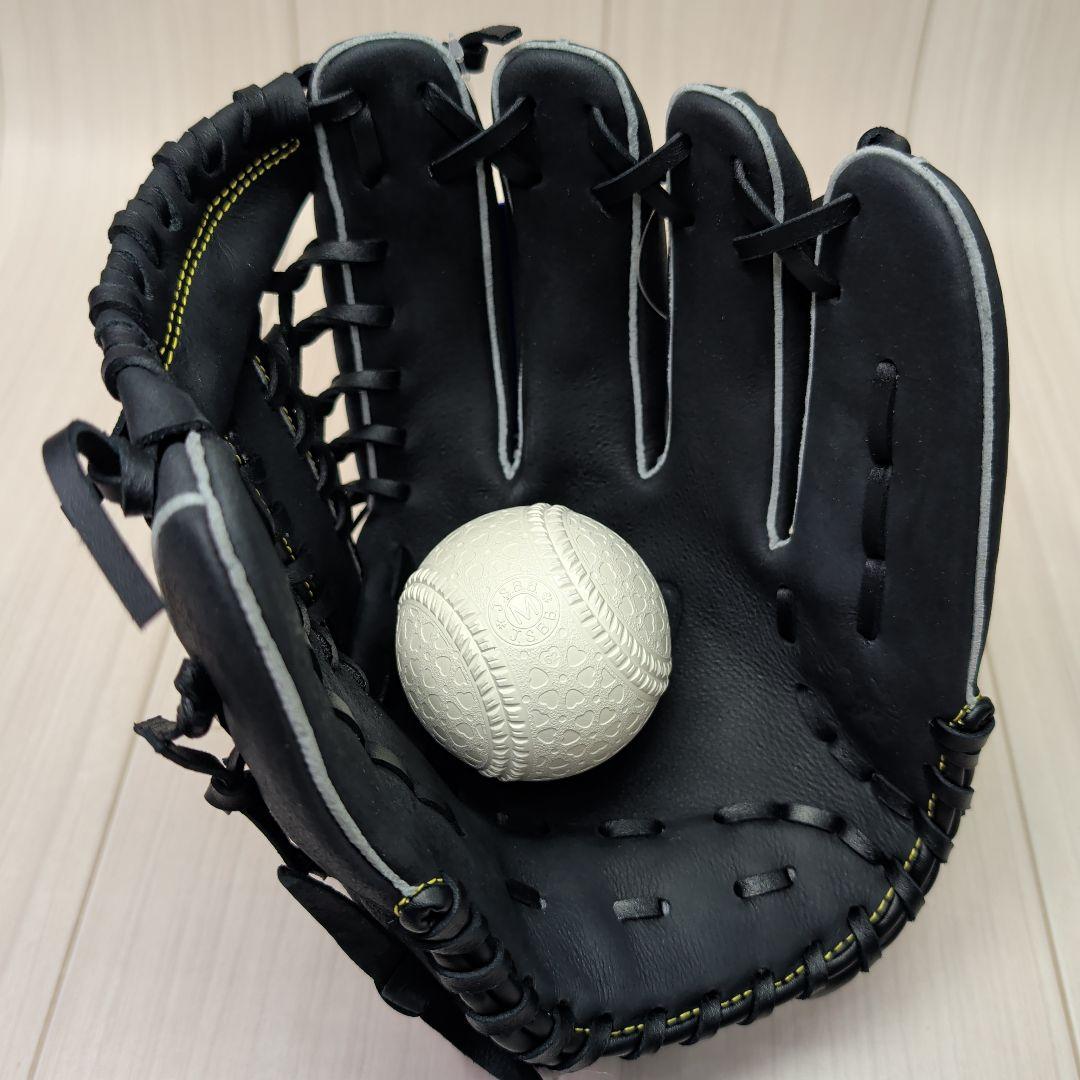ミズノ　軟式用　エムジーソフター　オールラウンド用　ブラック　右投げ　新品②