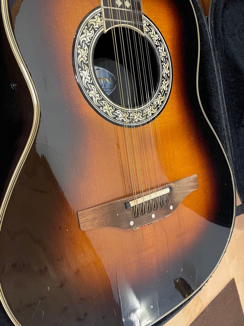 ovation 1618 12弦 ビンテージ エレアコ