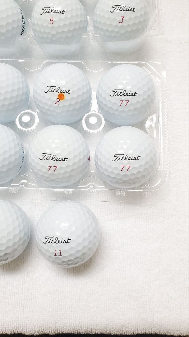 ①美品Titleist Pro V1X ロストボール 24個
