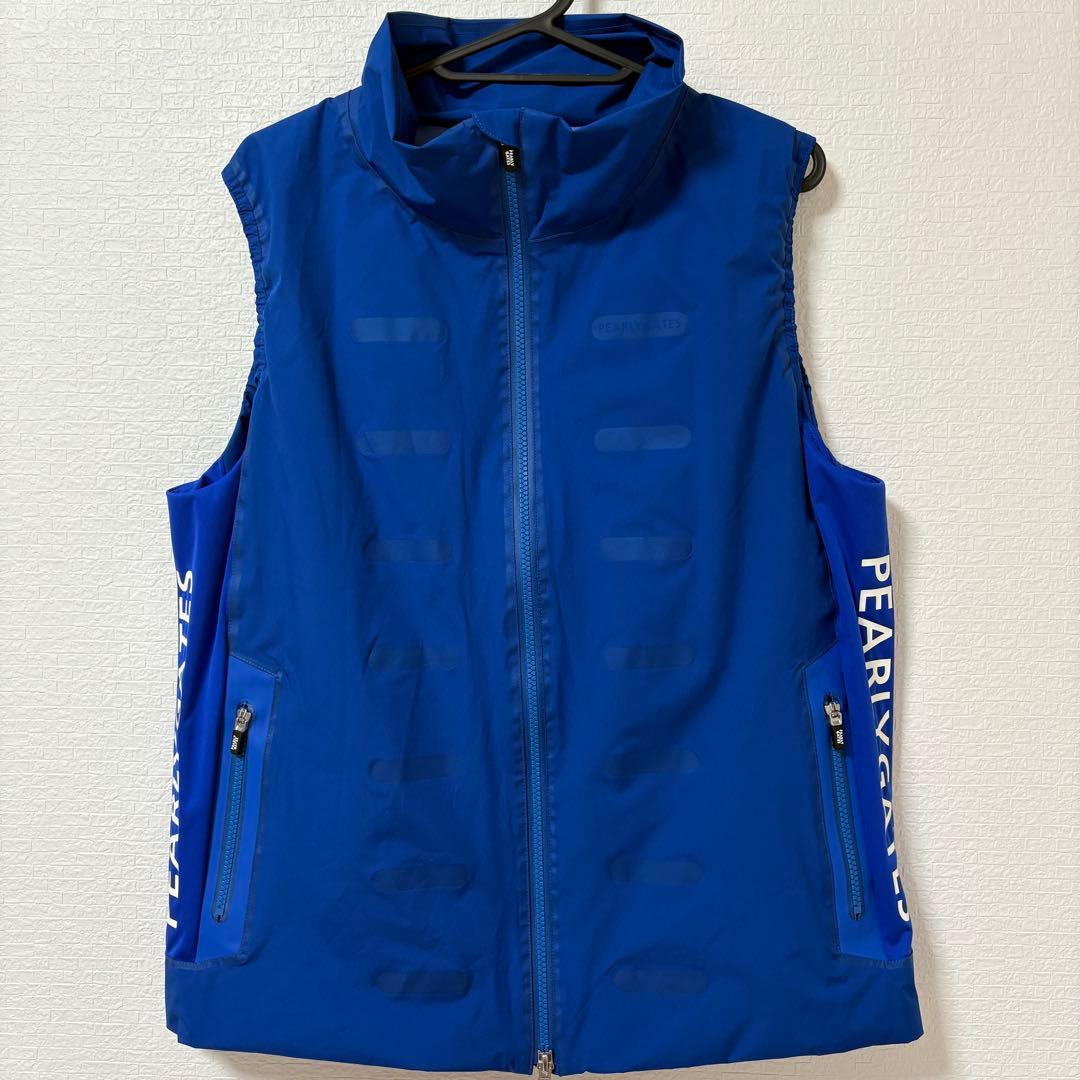 【美品】PEARLY GATES エアーダウン フルジップアップ ベスト
