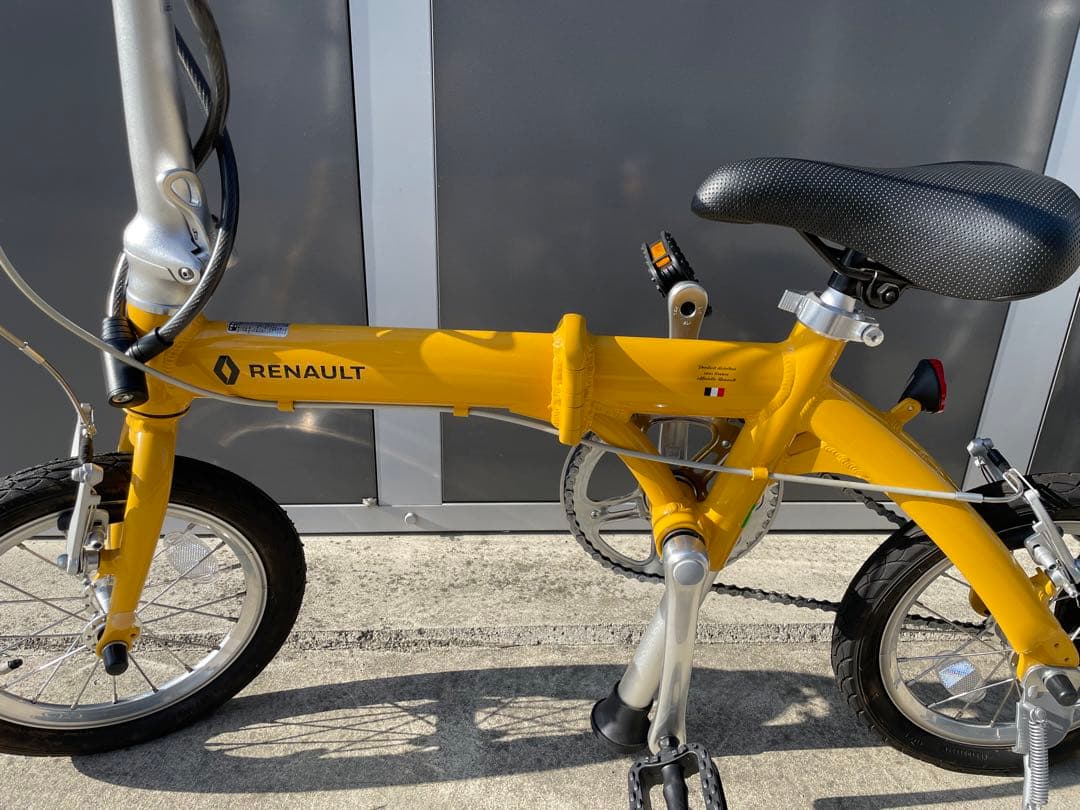 Renault light8折りたたみ自転車 美品イエロー手渡し希望