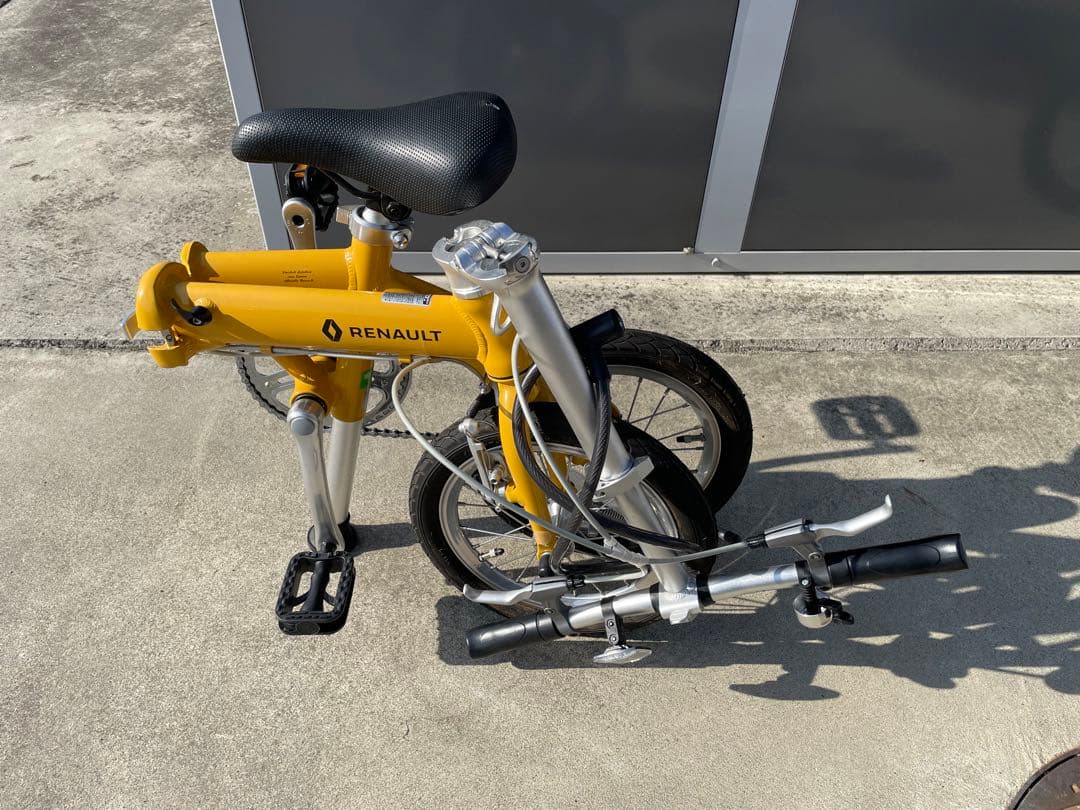 Renault light8折りたたみ自転車 美品イエロー手渡し希望